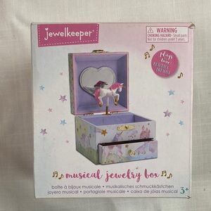 Melissa & Doug Pink and Purple Unicorn Musical Jewelry Box